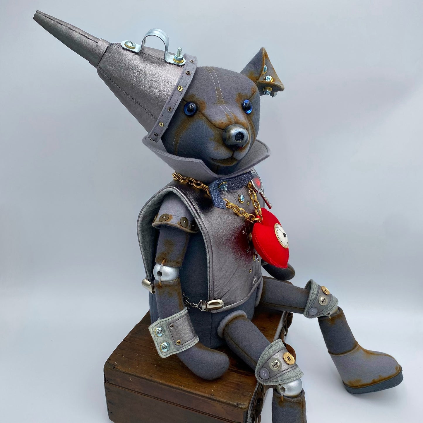 Tin Man   Large Art Doll/Bear  PDF Pattern   Approx 40cm Seated