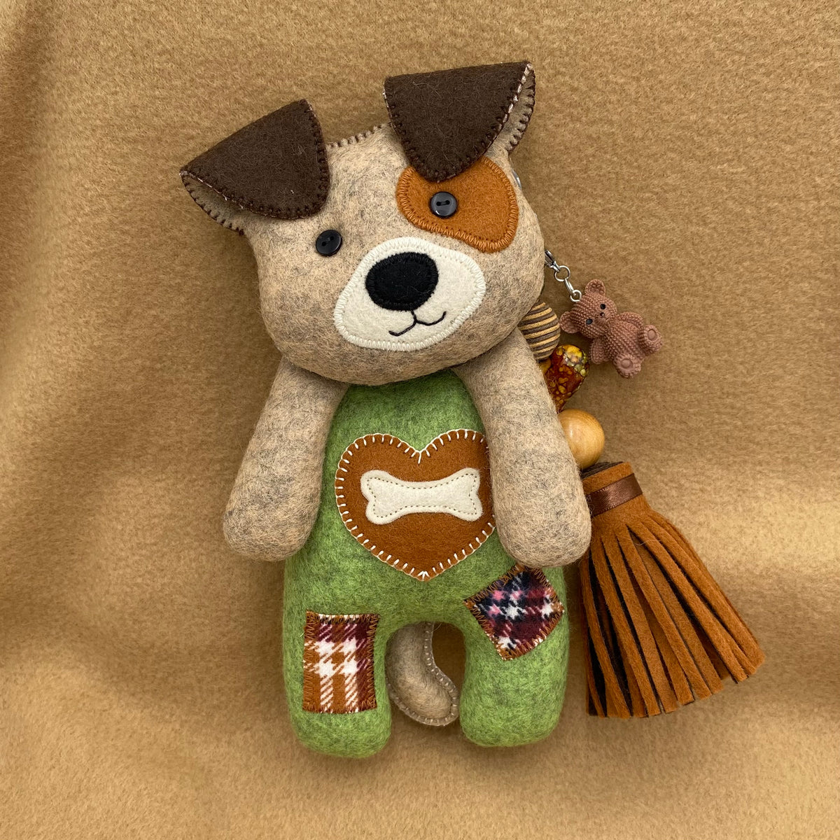 Puppy & Kitten Charm Dolls  PDF Pattern & Video Tutorial