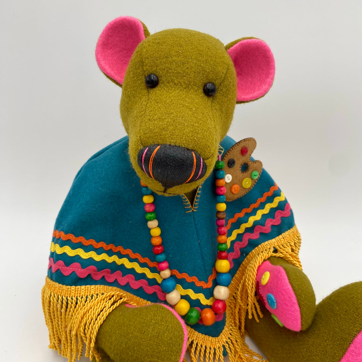 Artist Bear PDF Pattern & Video Tutorial