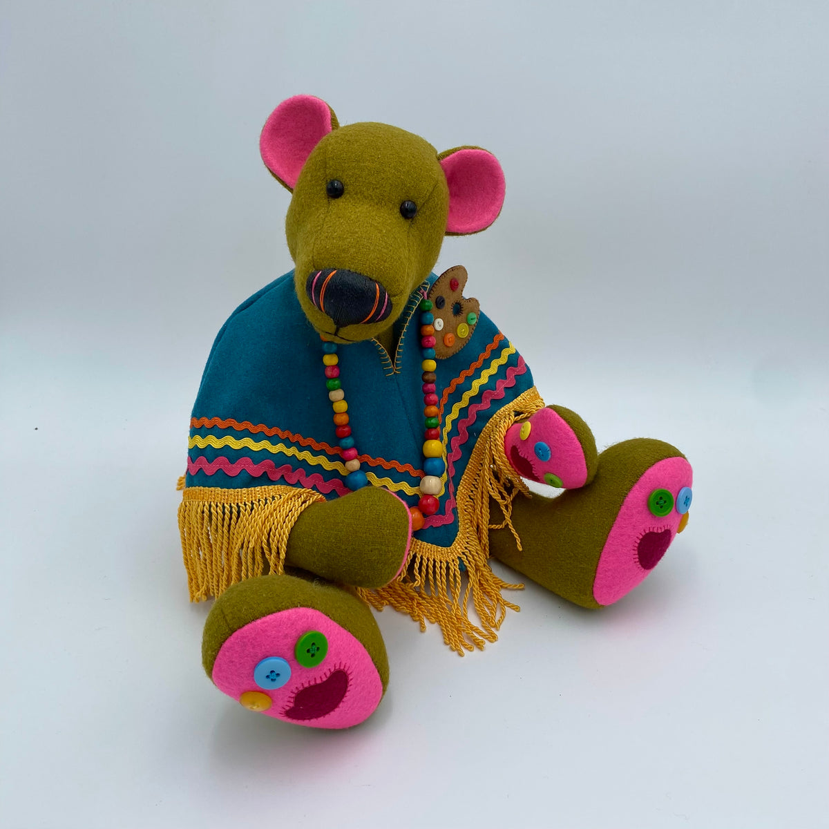 Artist Bear PDF Pattern & Video Tutorial
