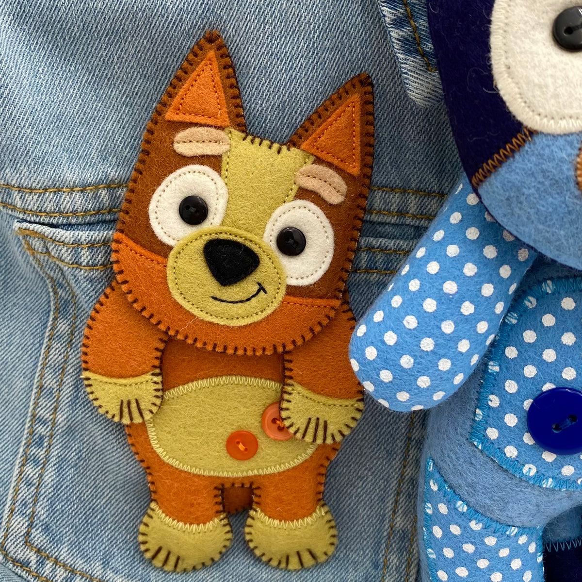 Aussie & Mate Charm Doll and Pocket Pals PDF Pattern & Video Tutorial
