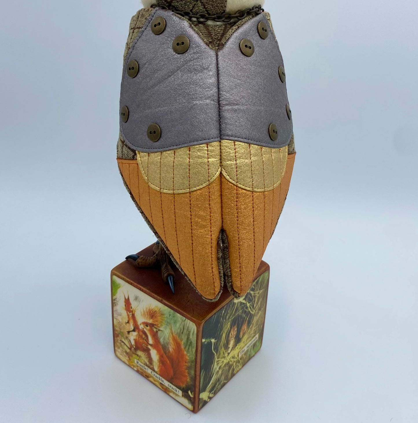 "The Professor"  Owl Art Doll   PDF Pattern  Approx 40cm