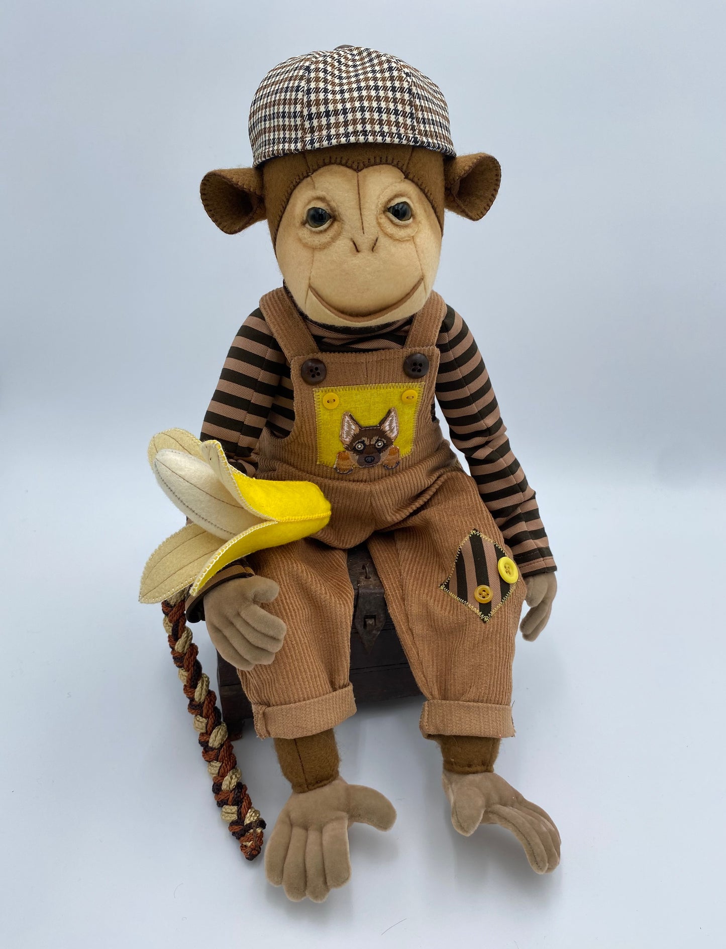 "Pablo" Monkey Art Doll  PDF Pattern and Tutorial