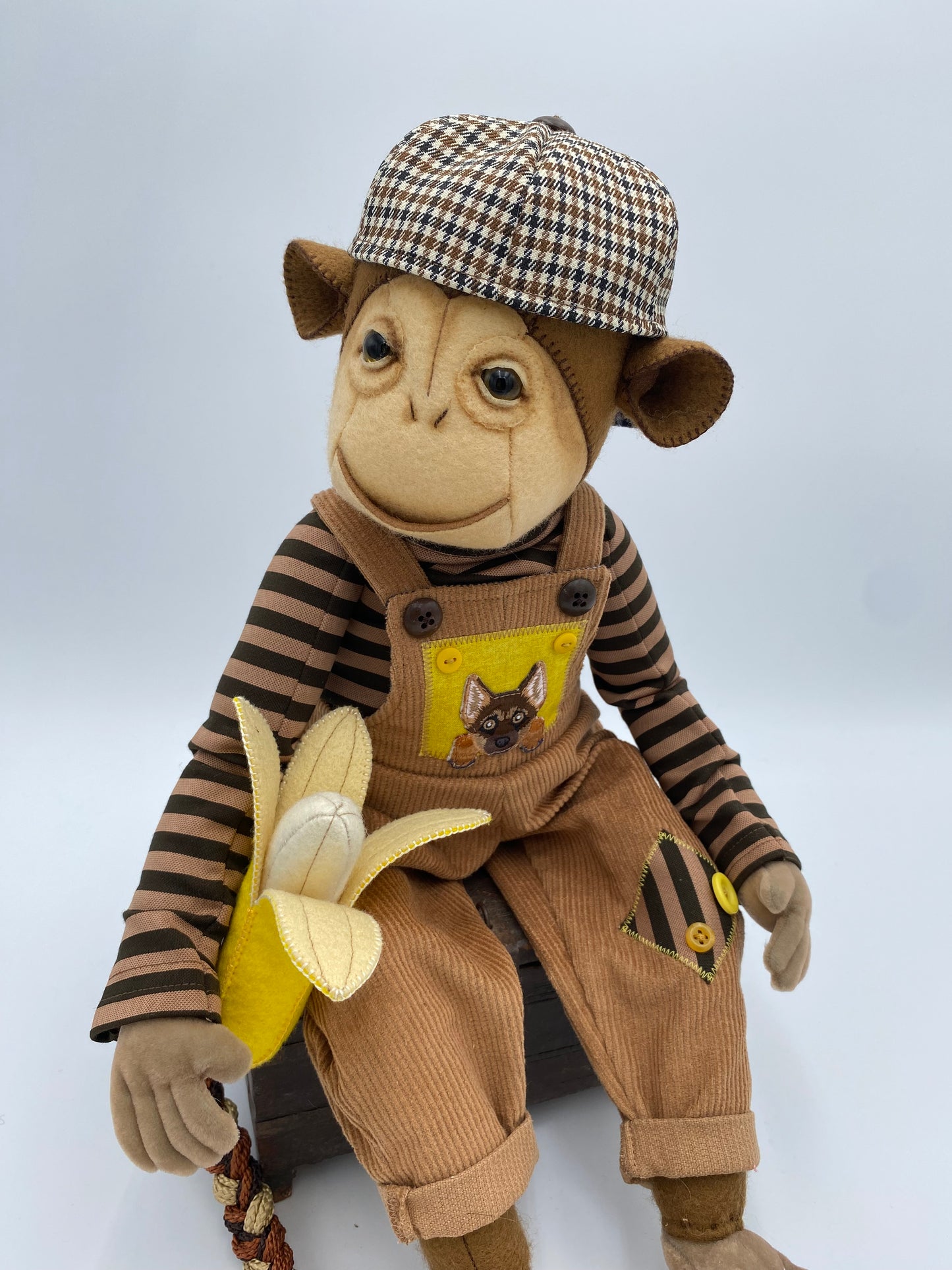 "Pablo" Monkey Art Doll  PDF Pattern and Tutorial