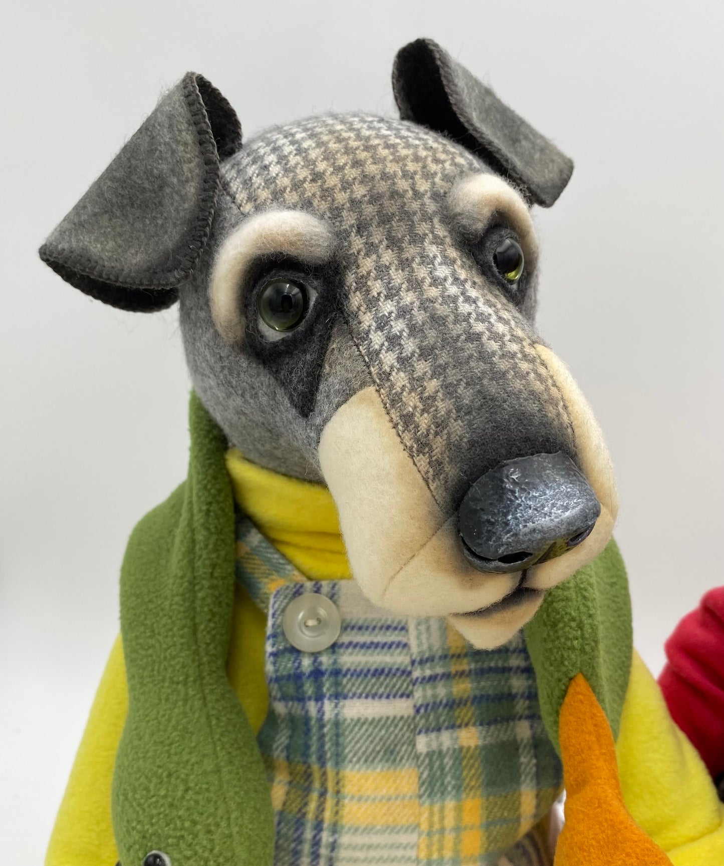 "Duckie"  Schnauzer/Airedale  PDF Pattern  Approx  34cm Seated