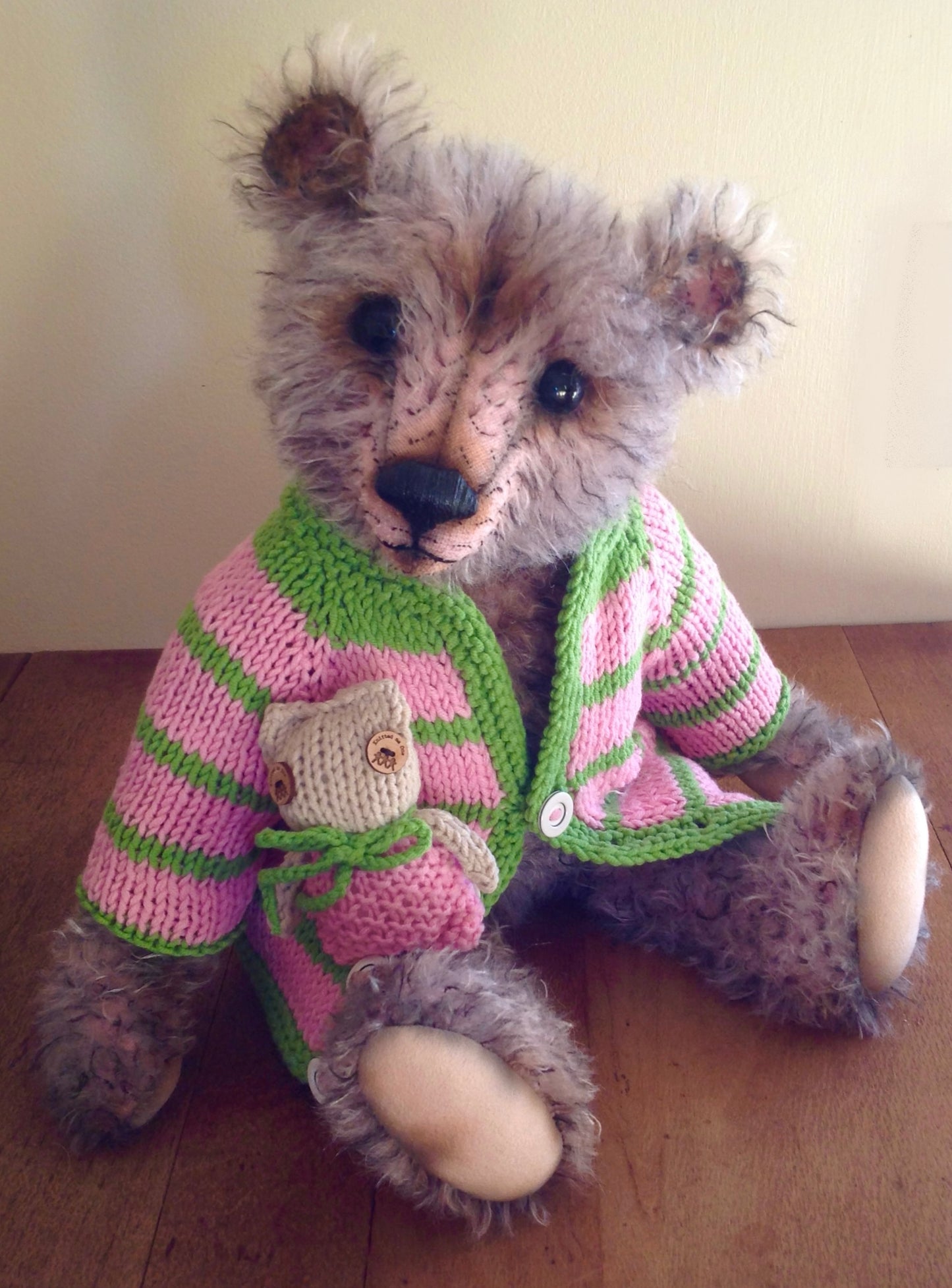 "Oliver" Mohair Teddy Bear PDF Pattern and Video Tutorial