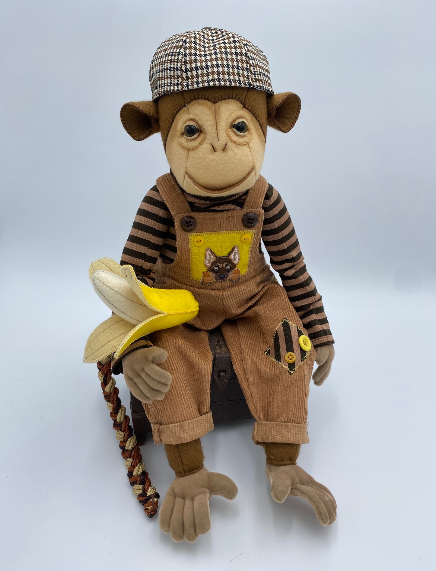 "Pablo" Monkey Art Doll  PDF Pattern and Tutorial