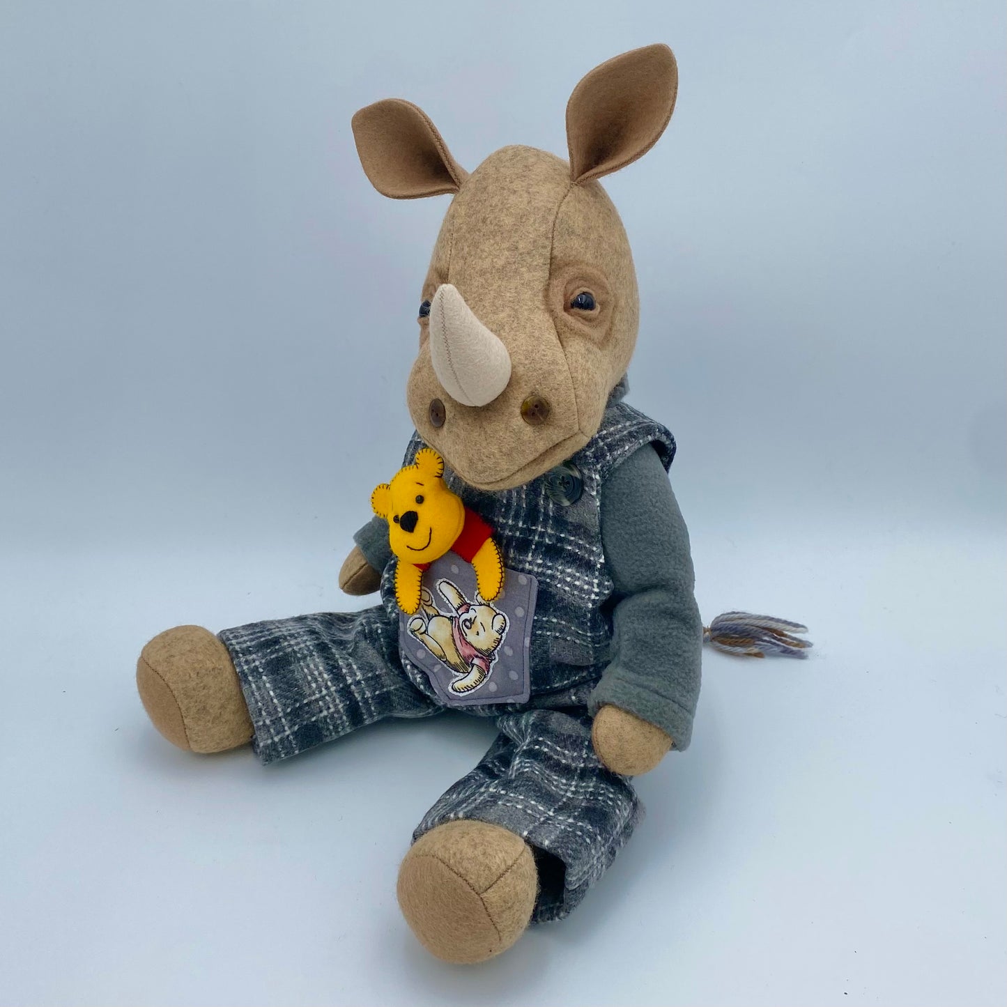 Rhino Play Doll  PDF Pattern and Video Tutorial