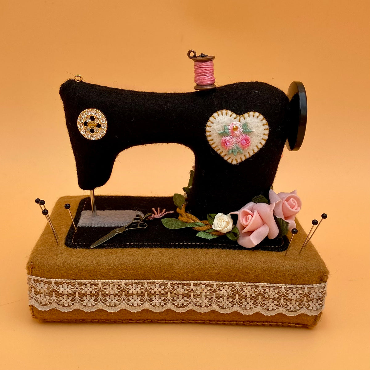 Sewing Machine Pincushion PDF Pattern & Video Tutorial