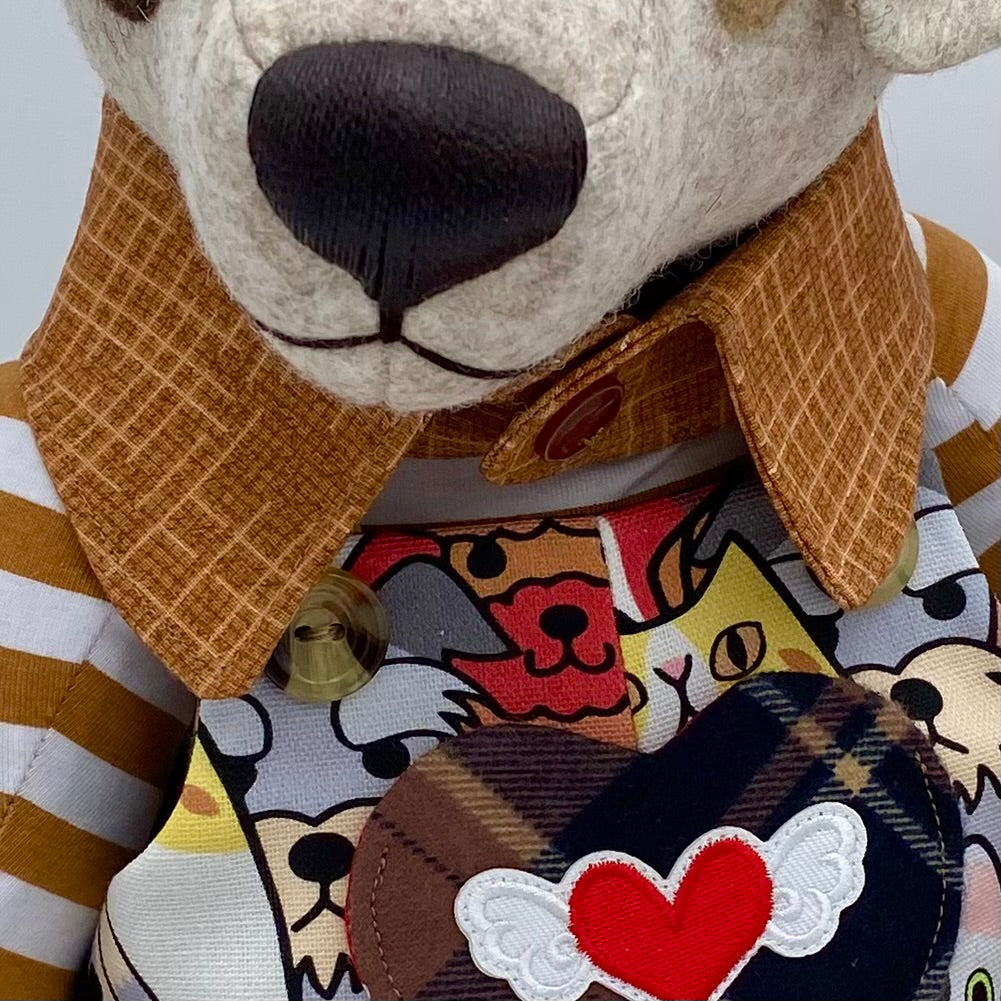 Memory Animal Shirt Collar  PDF Pattern and Video Tutorial