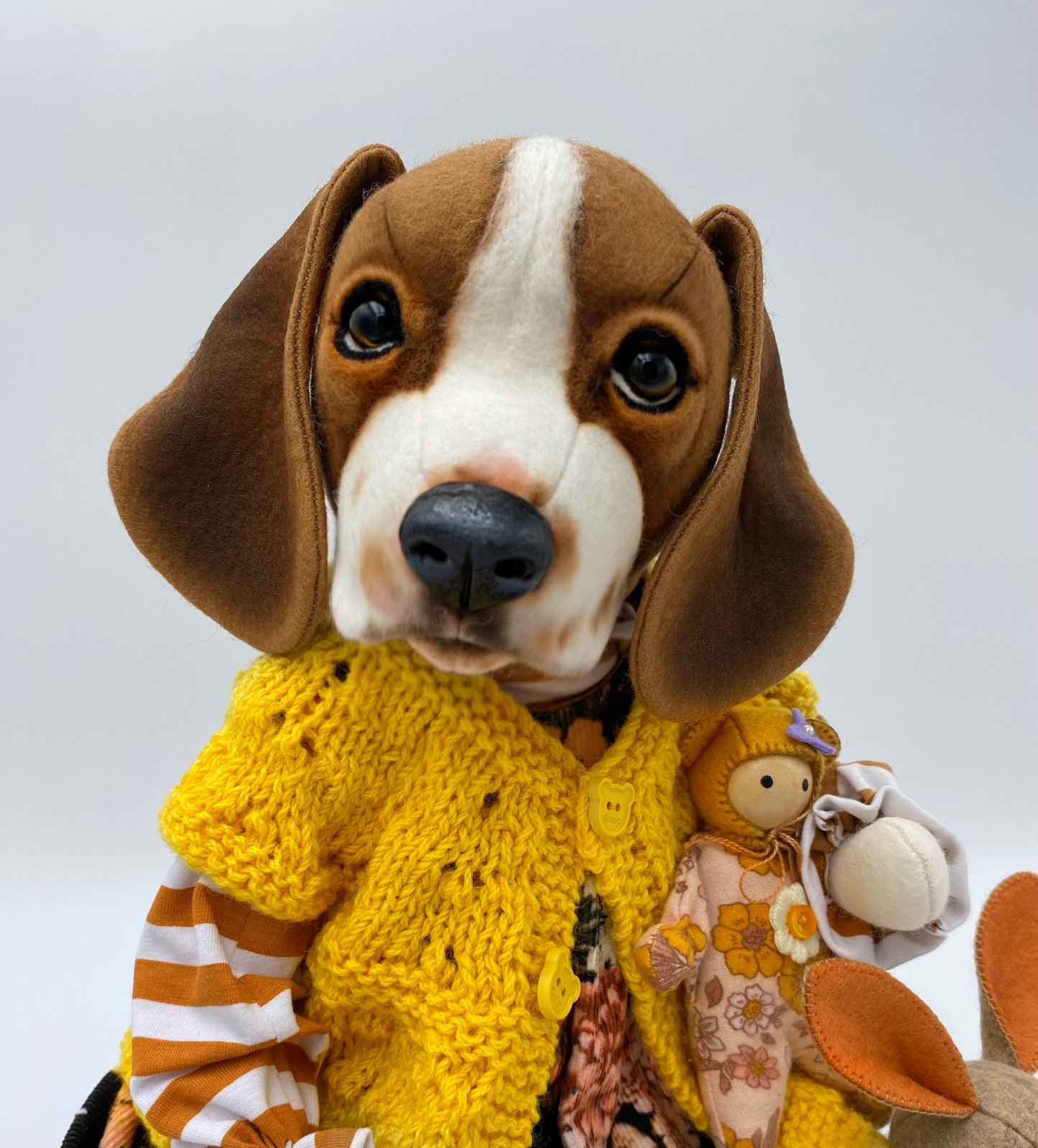 Beagle "Tibby" PDF Pattern  Approx 26cm Seated