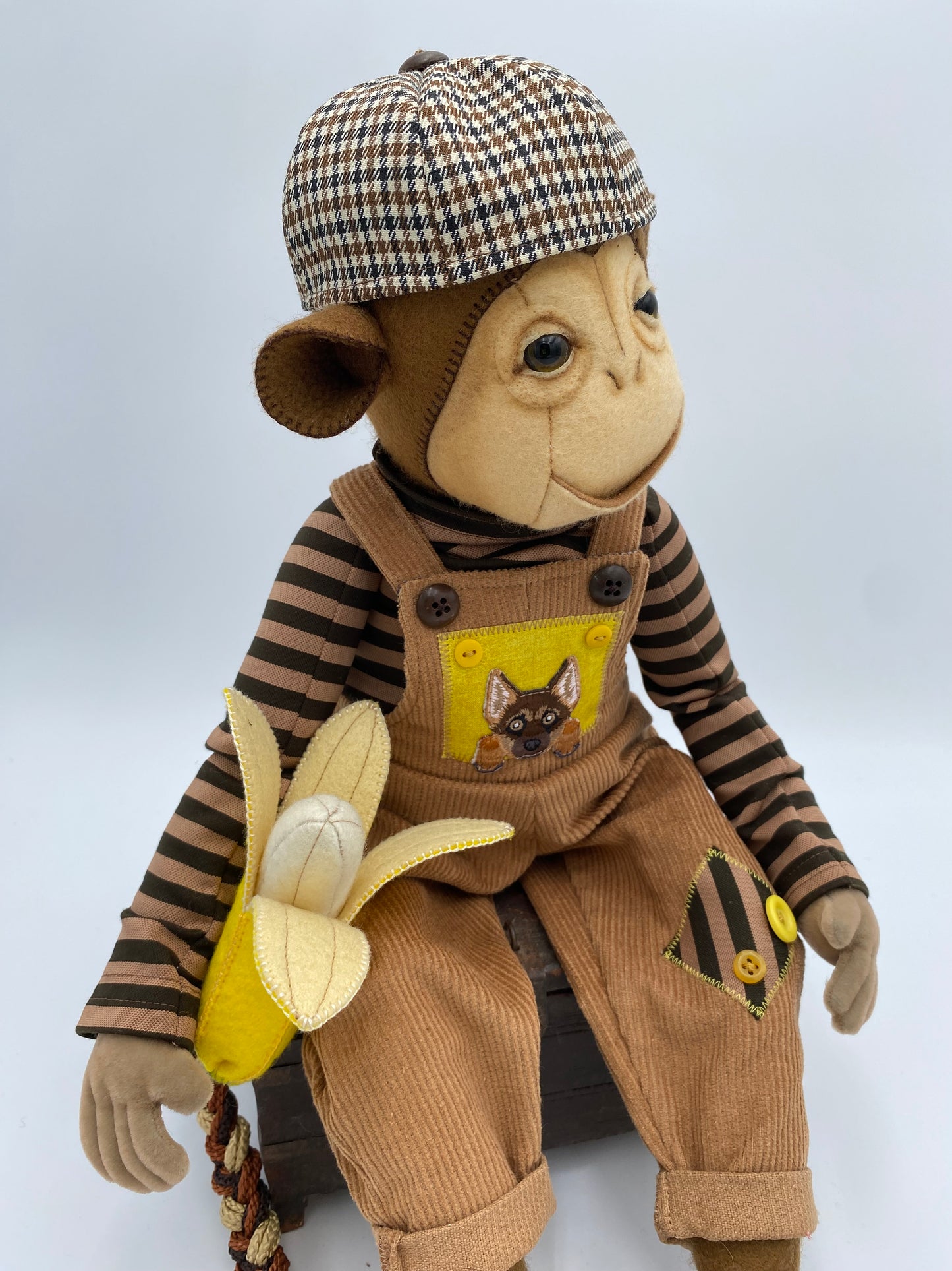 "Pablo" Monkey Art Doll  PDF Pattern and Tutorial