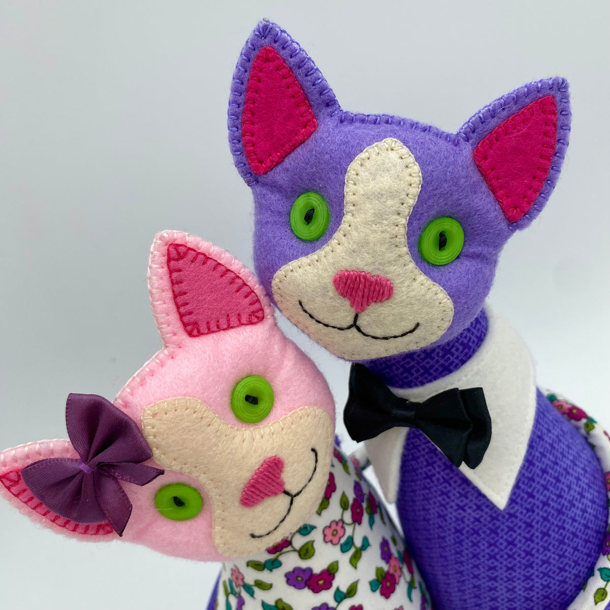 Cat Couple PDF Pattern & Video Tutorial