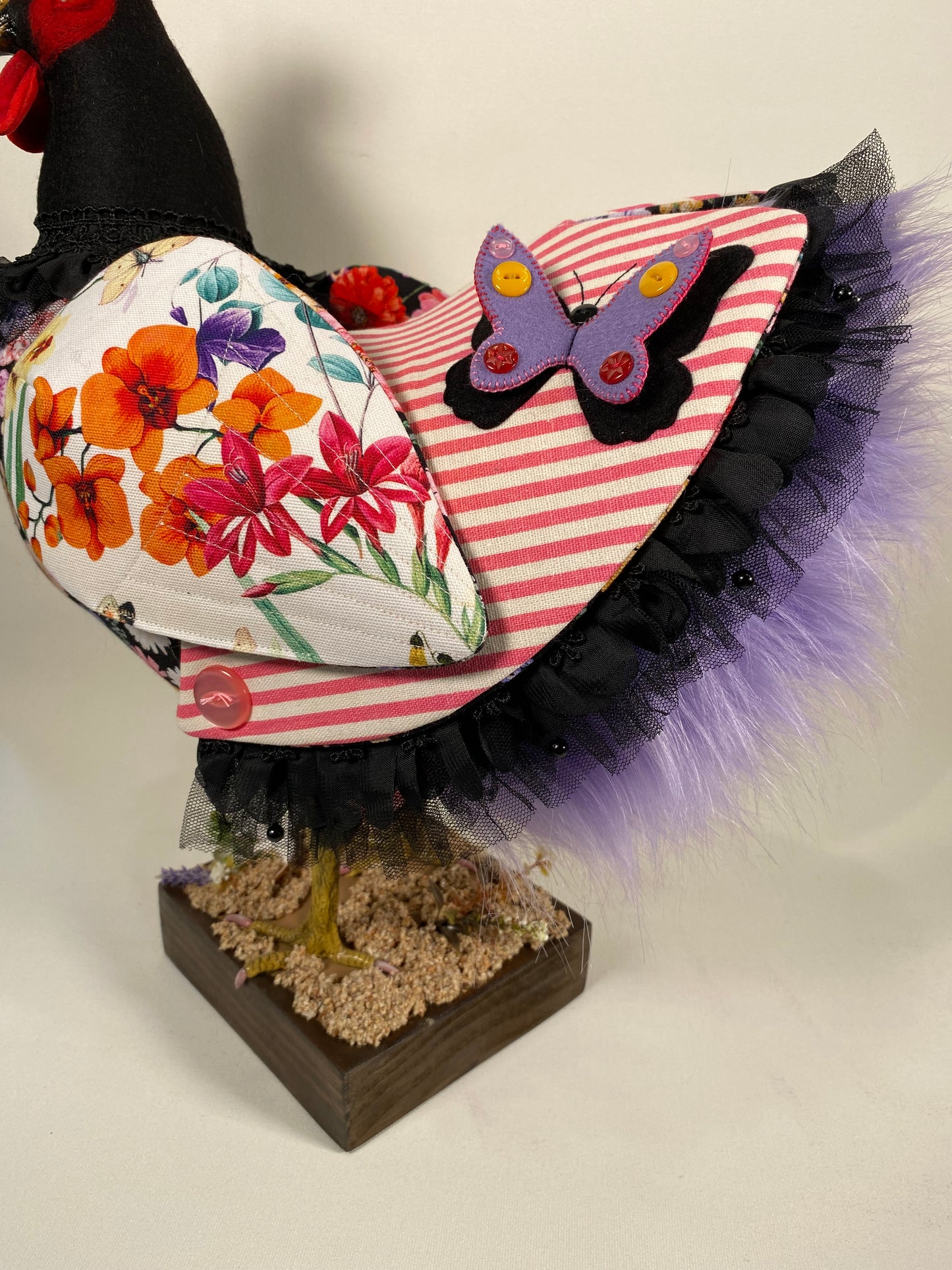 "Truvy"  Chicken Art Doll  PDF Pattern  Approx 40cm Standing