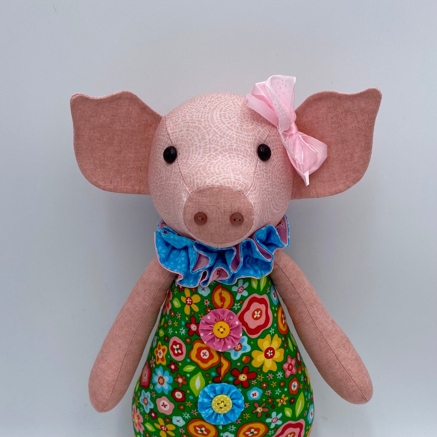 Pig Cuddle Doll PDF Pattern