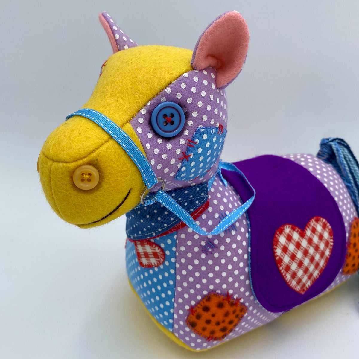 Retro Patchwork Horse PDF Pattern & Video Tutorial