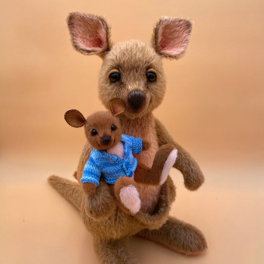 Kanga and Roo  PDF Pattern  Approx 40cm Standing