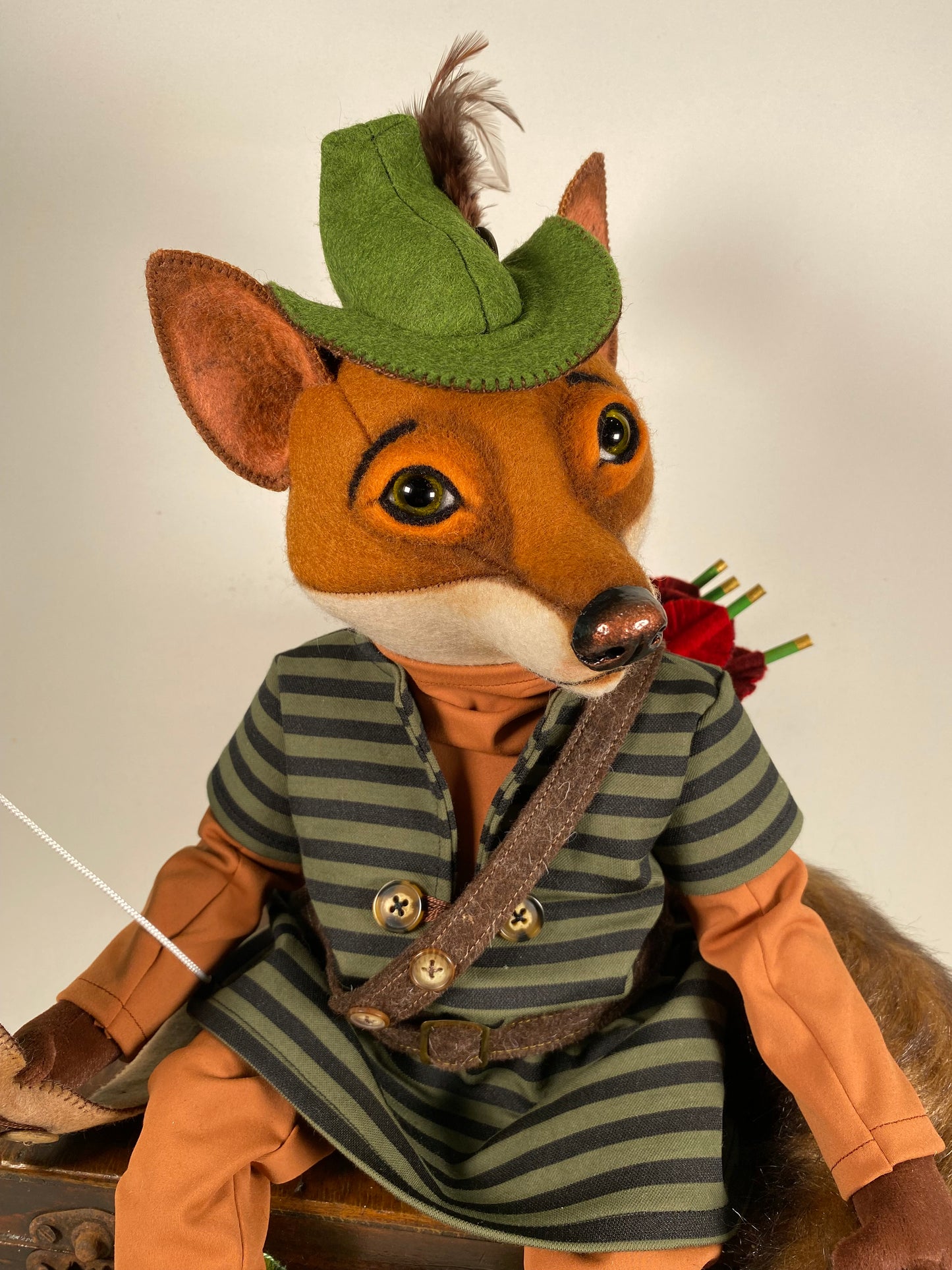 Robin Hood  Art Doll PDF Pattern  Approx 30cm Seated