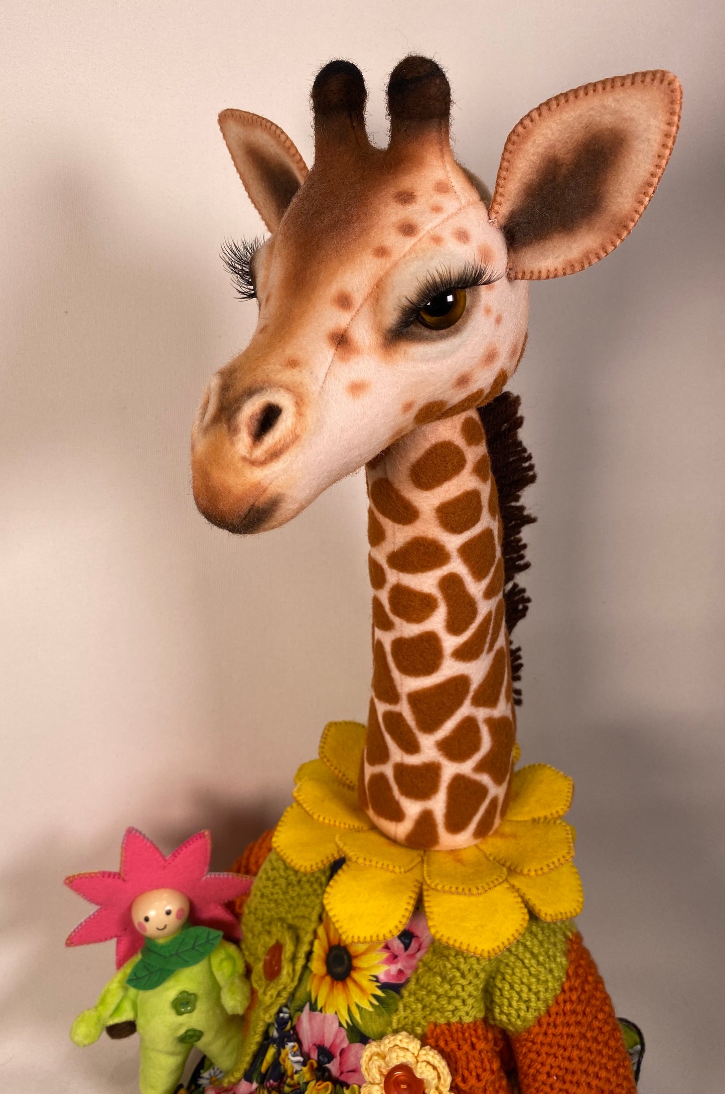 Giraffe Art Doll  PDF Pattern  Approx 50cm Seated