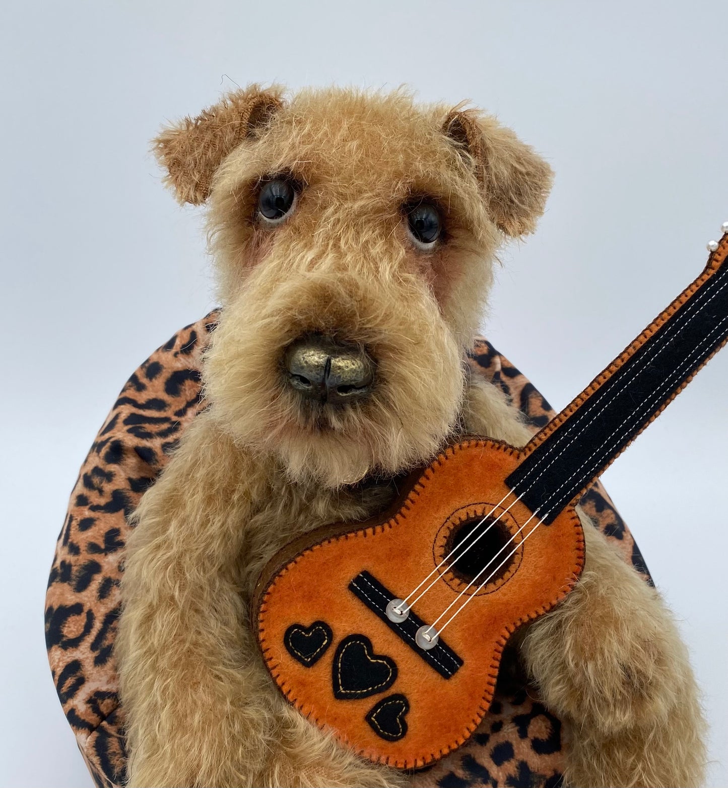 "Dougie" Airedale Terrier  PDF Pattern  Approx 22cm Seated