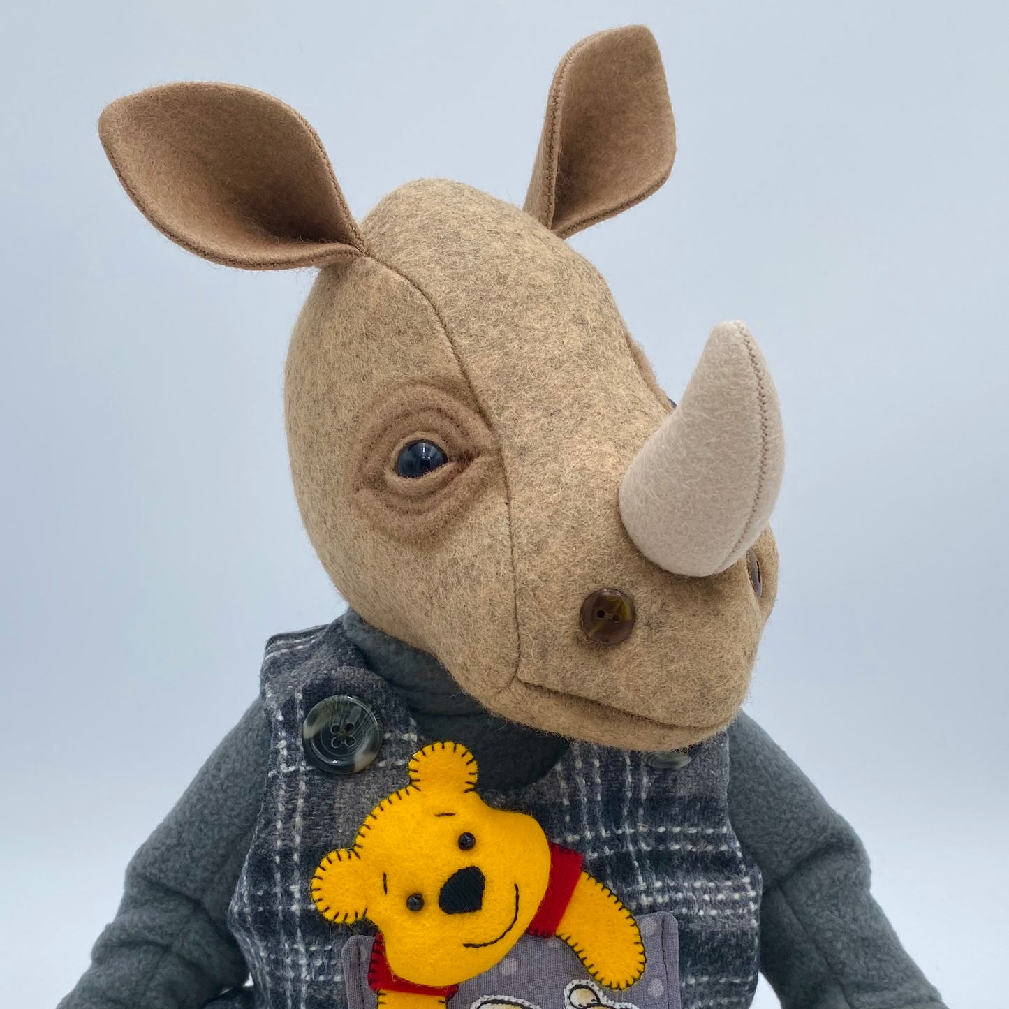 Rhino Play Doll  PDF Pattern and Video Tutorial