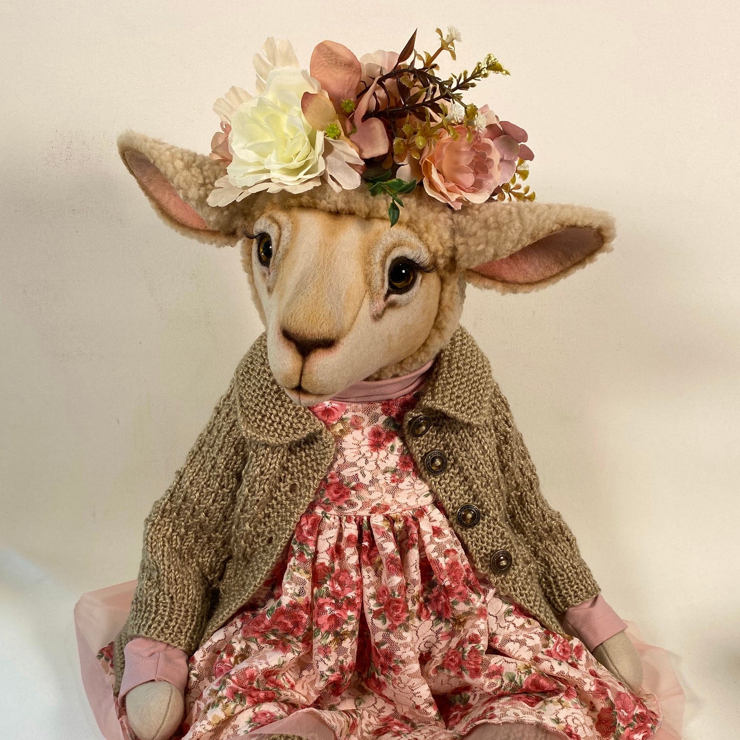 "Darling"  Sheep  PDF Pattern  Approx 32cm Seated