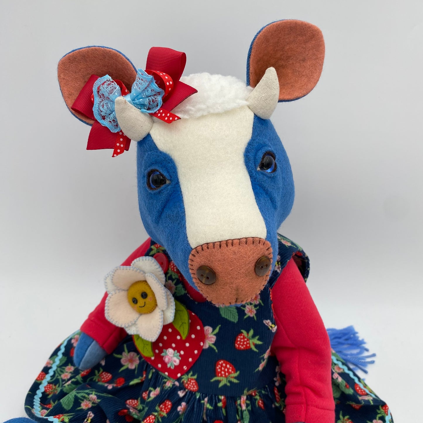 Cow Play Doll  PDF Pattern and Video Tutorial