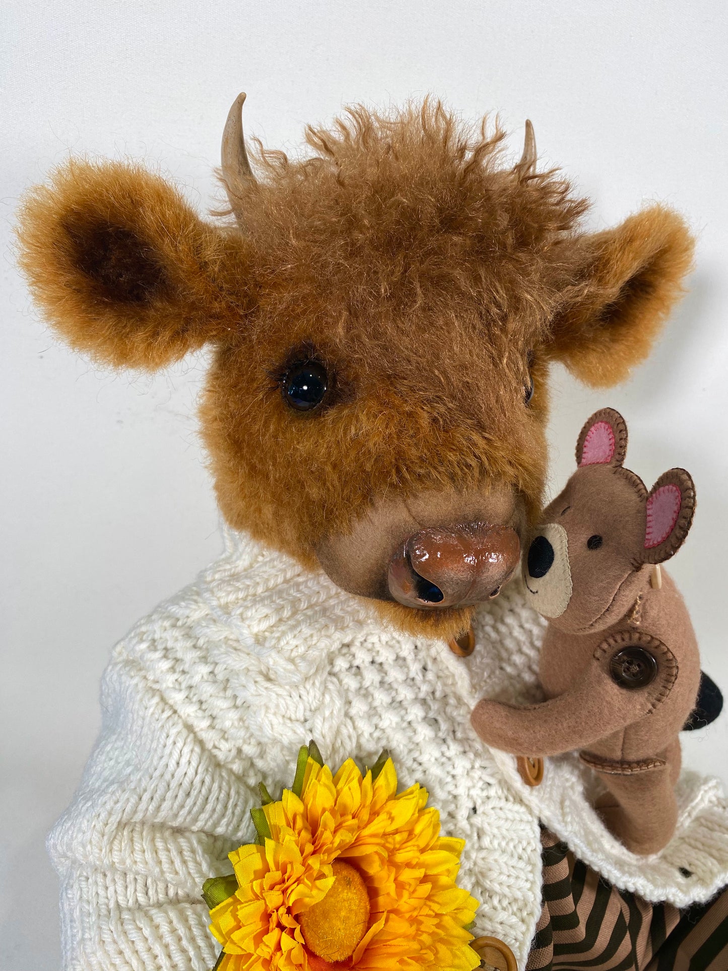 Highland Cow  PDF Pattern  Approx 38cm seated