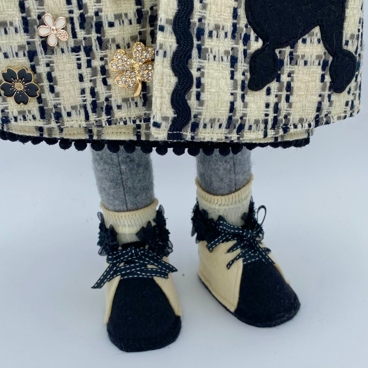 "Chanel" Poodle Art Doll  PDF Pattern