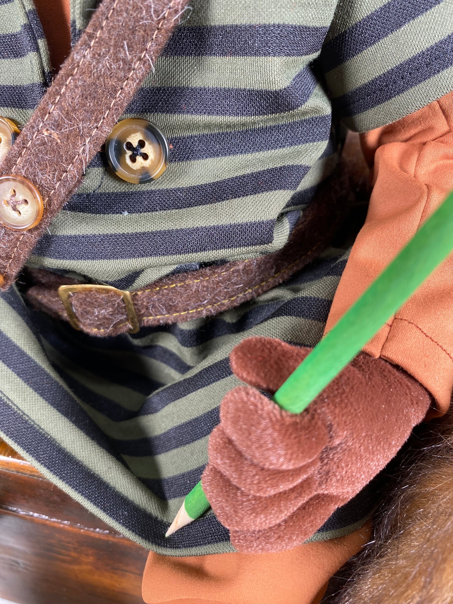 Robin Hood  Art Doll PDF Pattern  Approx 30cm Seated