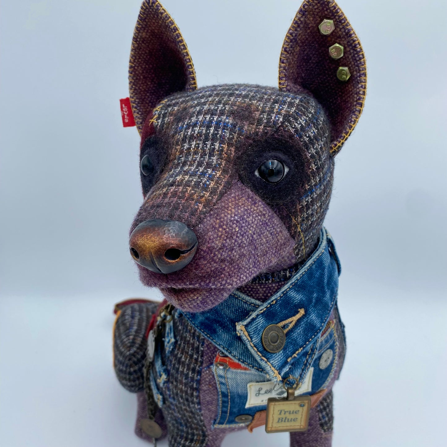 "True Blue" Australian Cattle Dog  PDF Pattern  Approx 45cm seated
