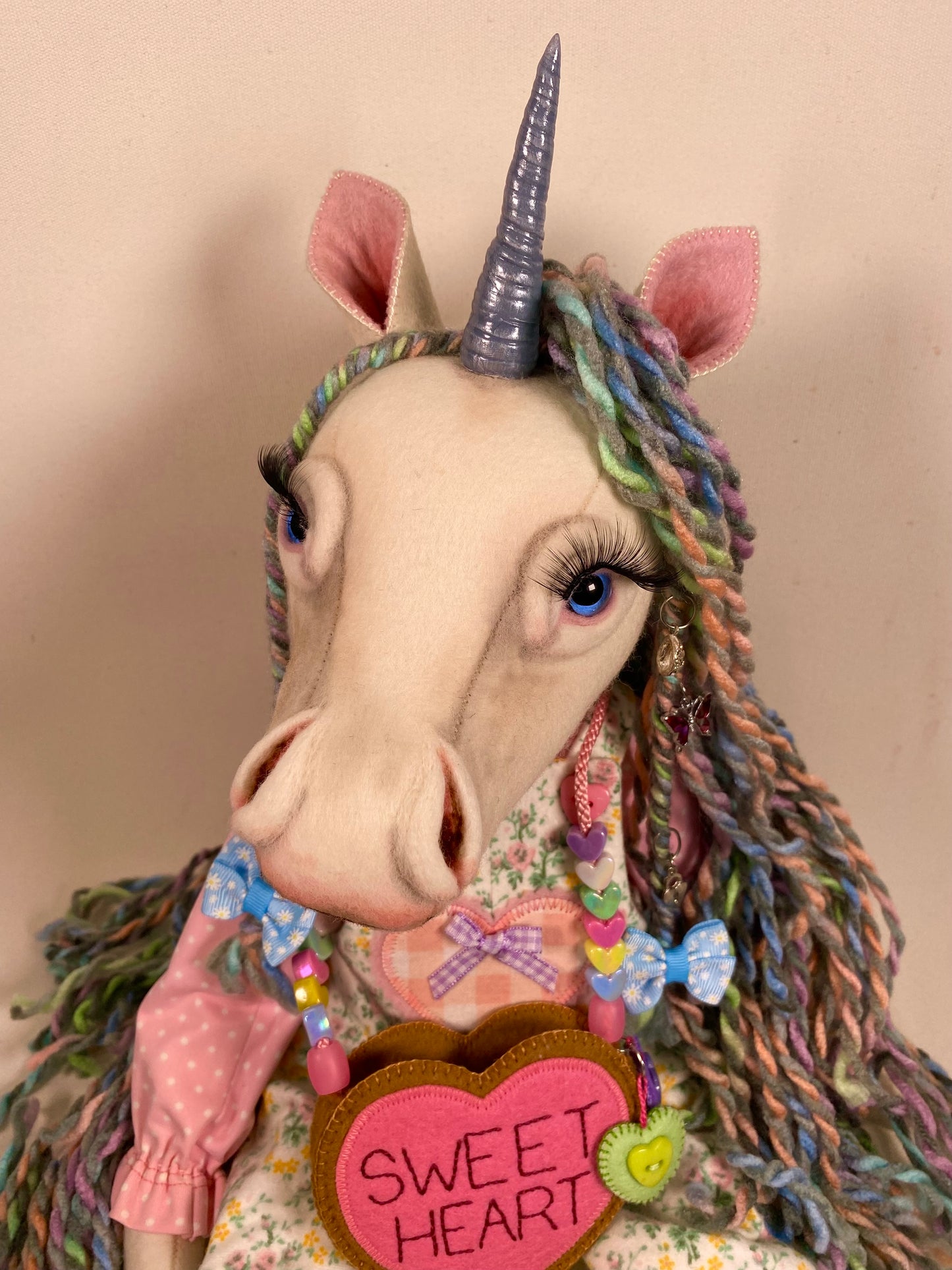 Unicorn Doll PDF Pattern  Approx 32cm Seated