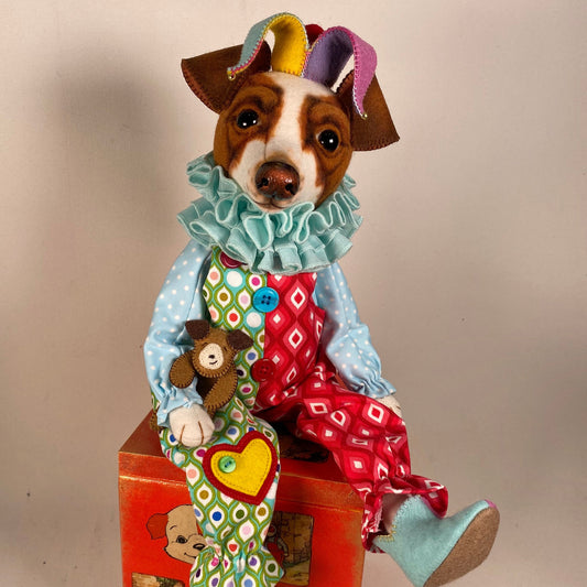 Jack in the Box PDF Pattern  Approx 25cm Seated