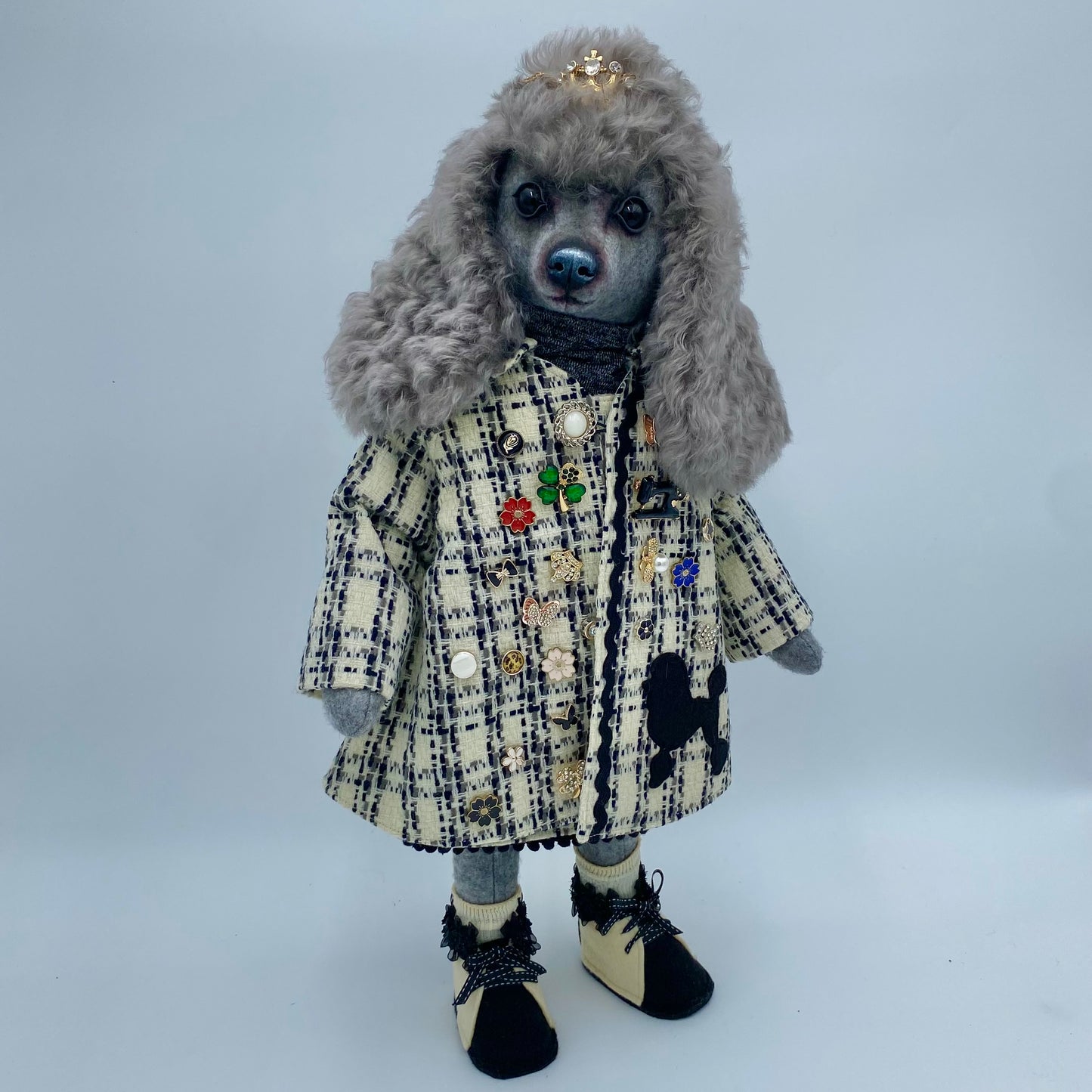 "Chanel" Poodle Art Doll  PDF Pattern