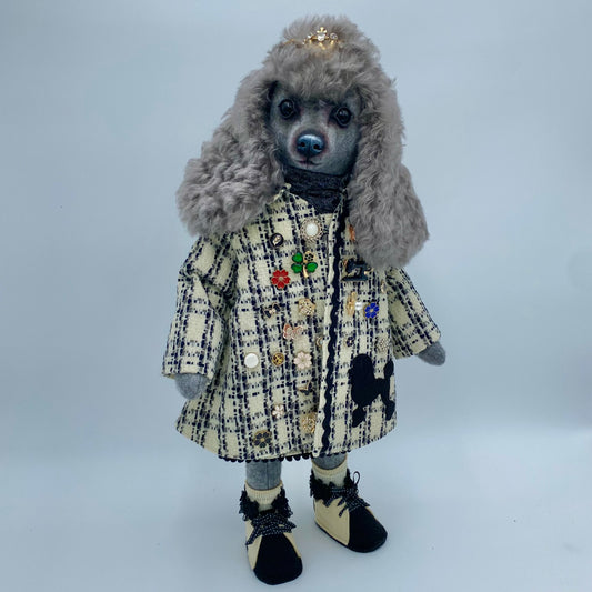 "Chanel" Poodle Art Doll  PDF Pattern