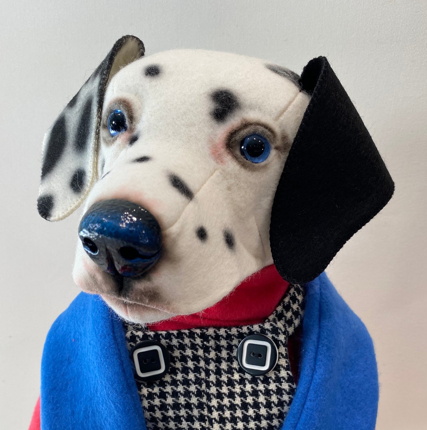 "Artie" Dalmatian Art doll  PDF Pattern  Approx 36cm Seated