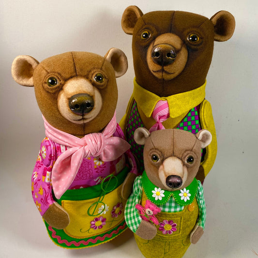 Bearbushkas  Set of 3  PDF Pattern