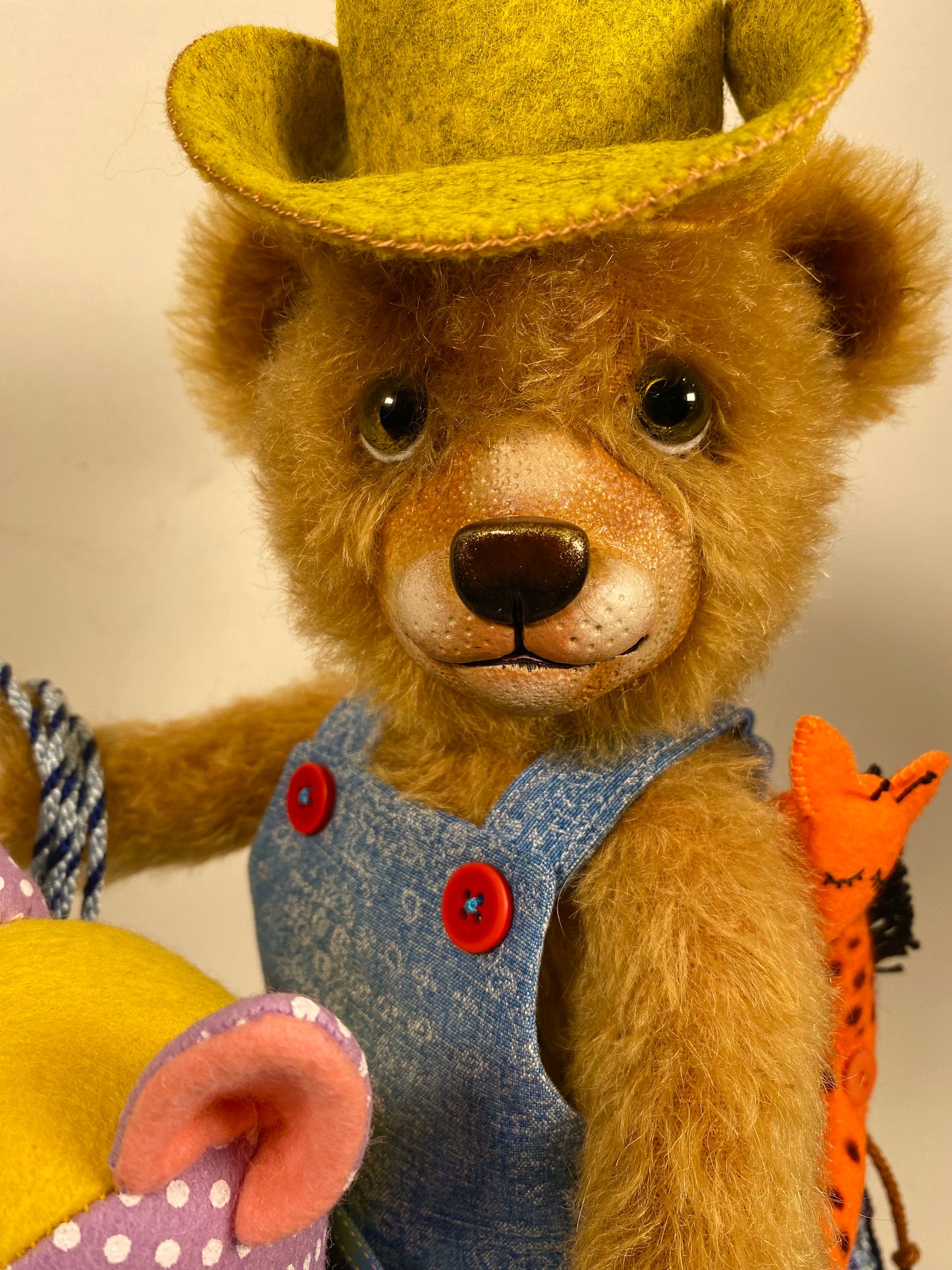 Cowboy Bear Trio  PDF Pattern Approx  36cm Seated