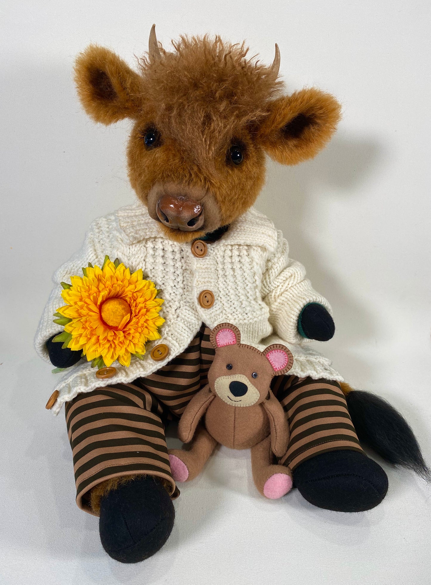 Highland Cow  PDF Pattern  Approx 38cm seated