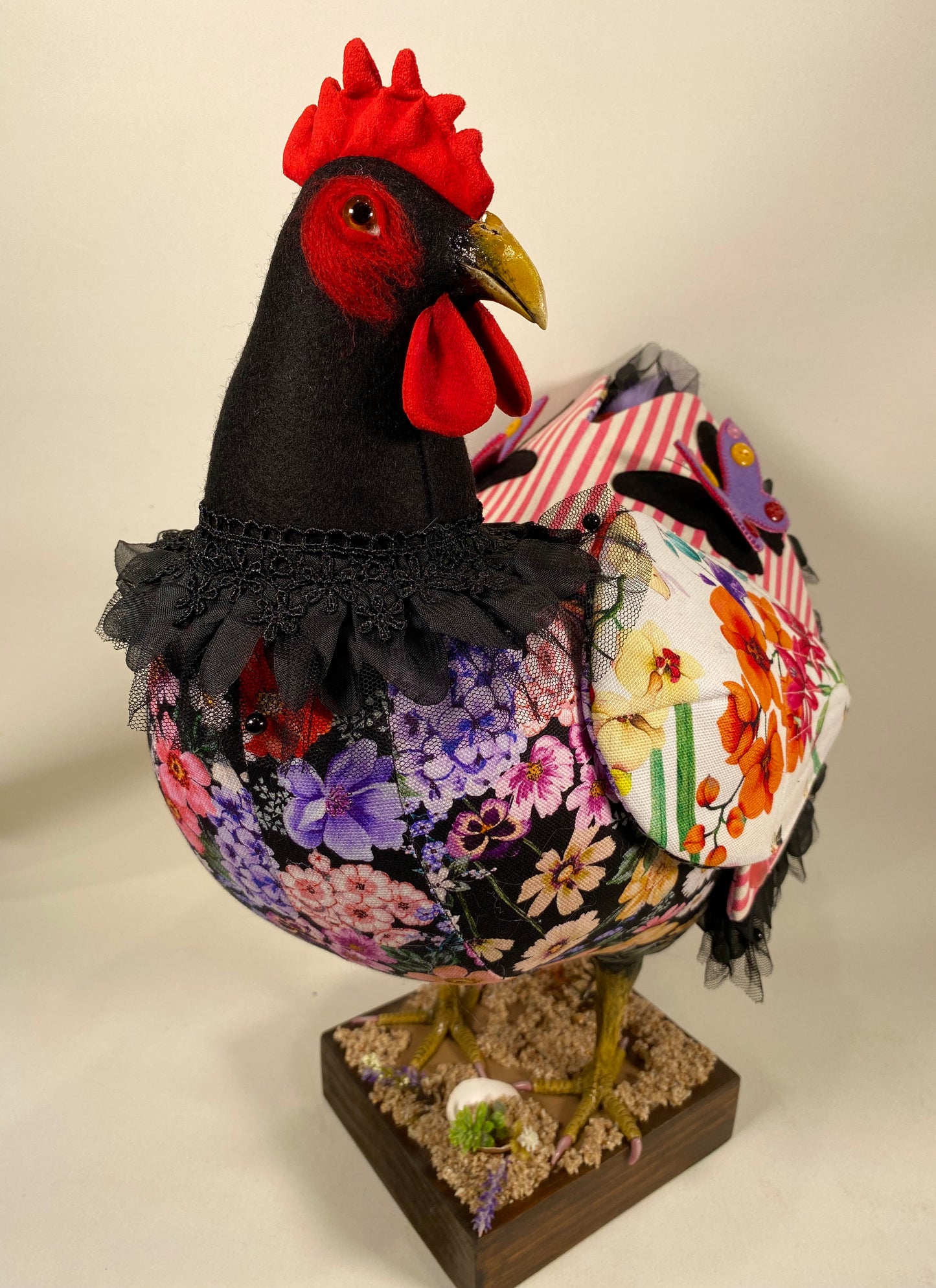 "Truvy"  Chicken Art Doll  PDF Pattern  Approx 40cm Standing