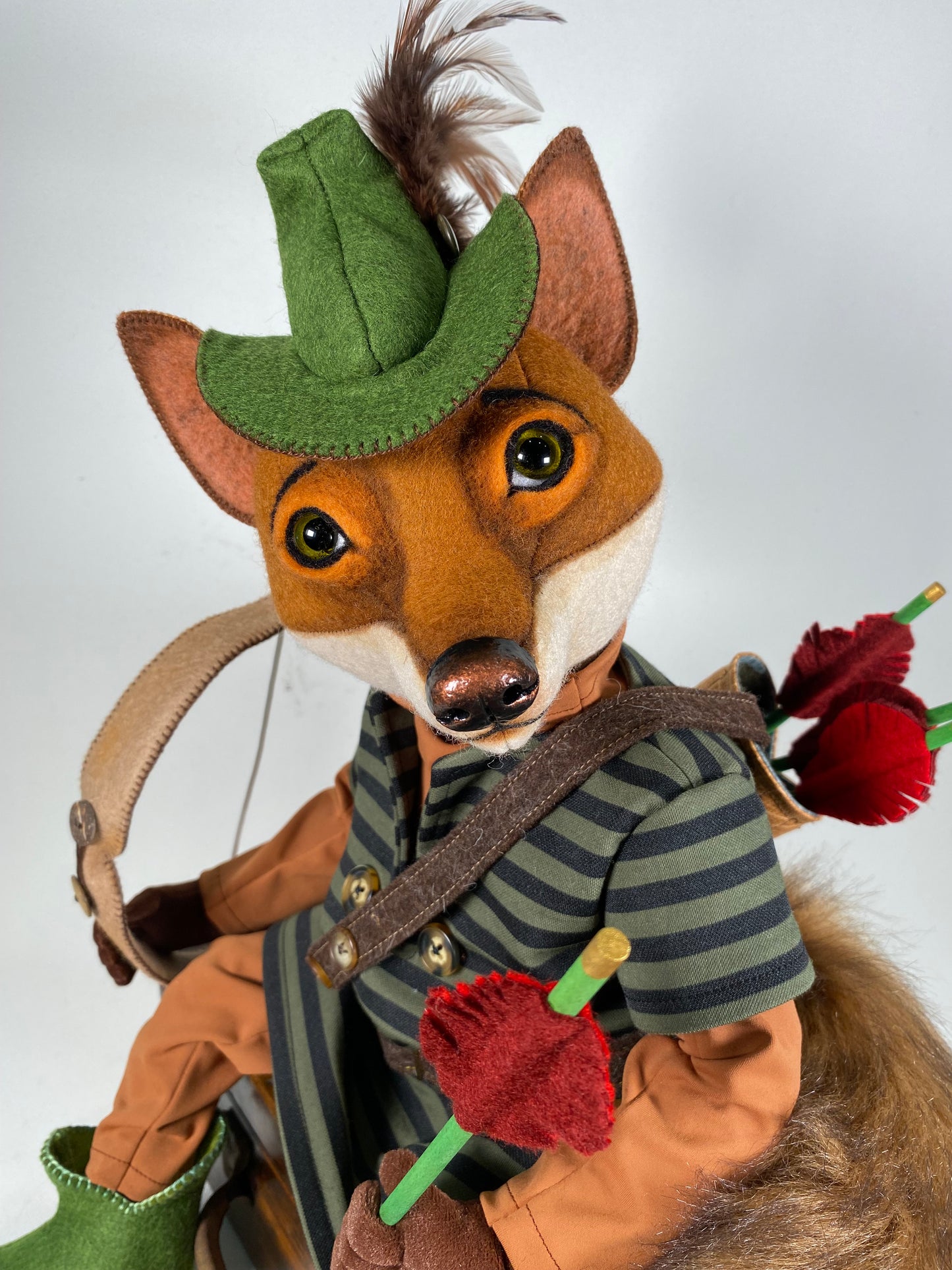 Robin Hood  Art Doll PDF Pattern  Approx 30cm Seated