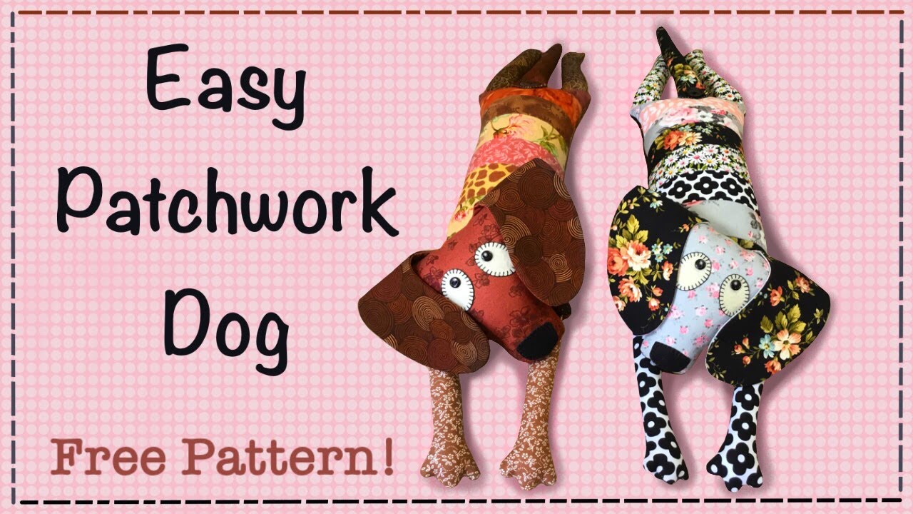 Patchwork Dog  FREE PATTERN