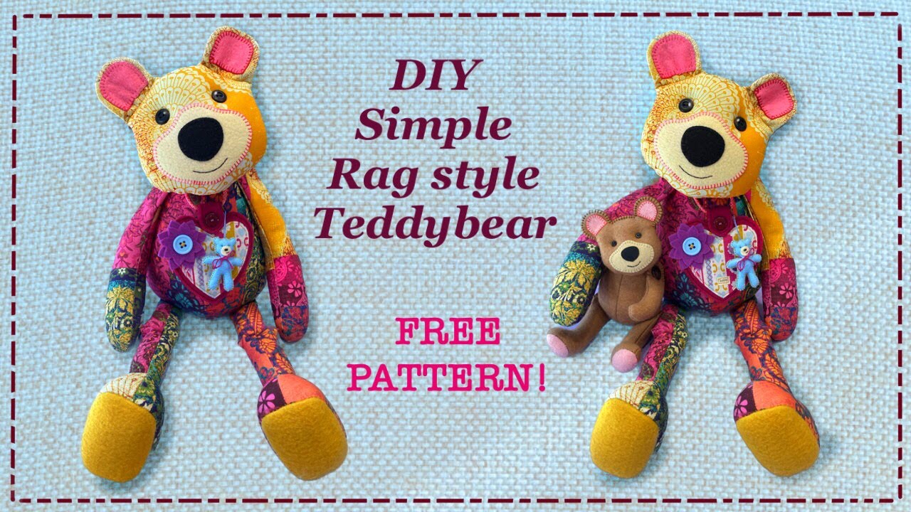 Rag Doll Bear  FREE PATTERN